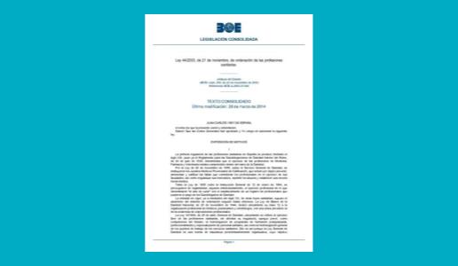 Més informació sobre l'article BOE – Llei 44/2003 LPS