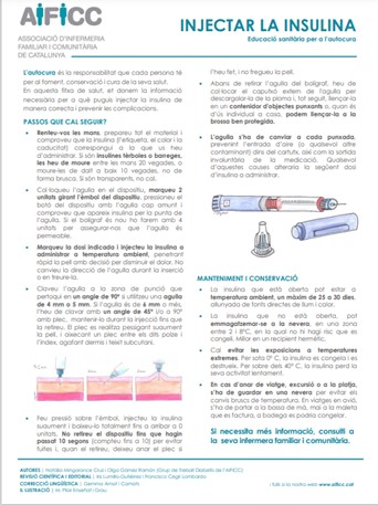 Actualment esteu veient INJECTAR LA INSULINA | Cast.