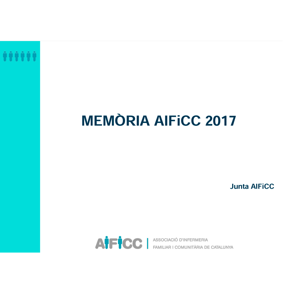 Més informació sobre l'article Memòria AIFiCC 2017
